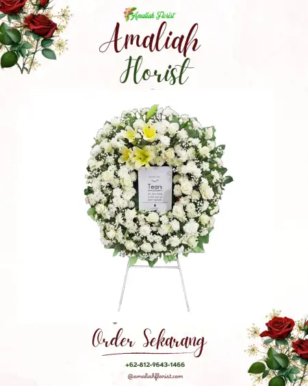 Krans Bunga Duka Cengkuang